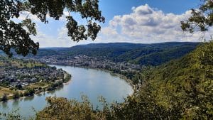 Aussicht auf die Rheinschleife